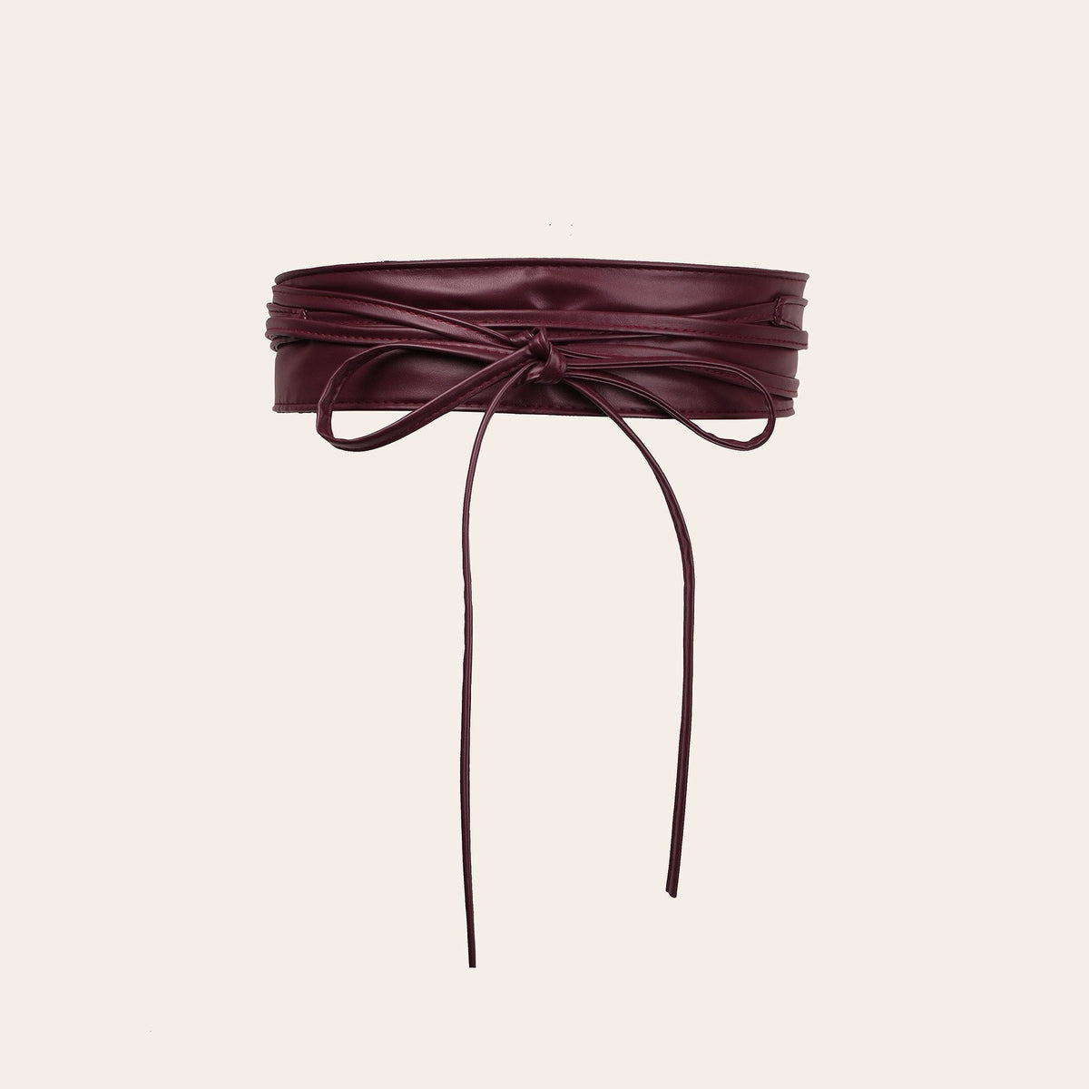 Weitbandiger Damen-Belt aus Kunstleder mit Kordelspitze – Bild 6 | LuxeStyle