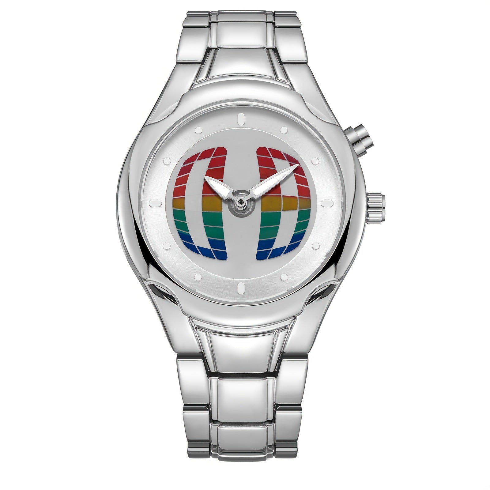 Retro Fashion Herren Digital-Zeigeruhr