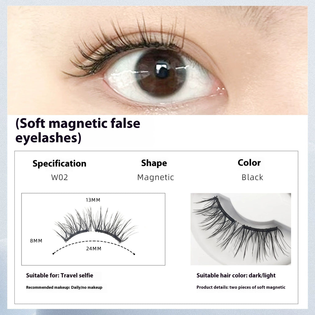 Natürliche magnetische Wimpern langlebig