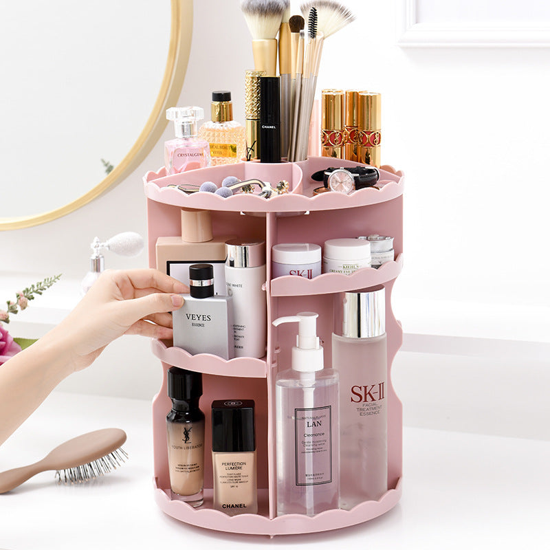 360° drehbarer Kosmetik-Organizer – Bild 4 | LuxeStyle