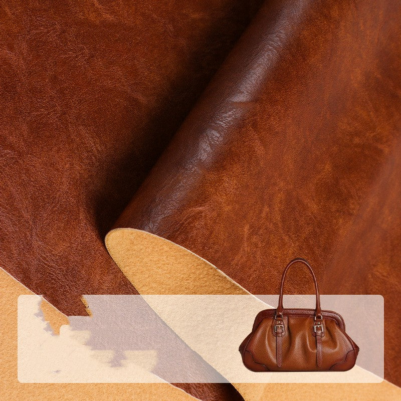 Retro Crazy Horse Lederstoff für Taschen & Möbel – Bild 3 | LuxeStyle