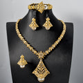 Vergoldete Halskette «Blatt» · 18k Gold-Optik