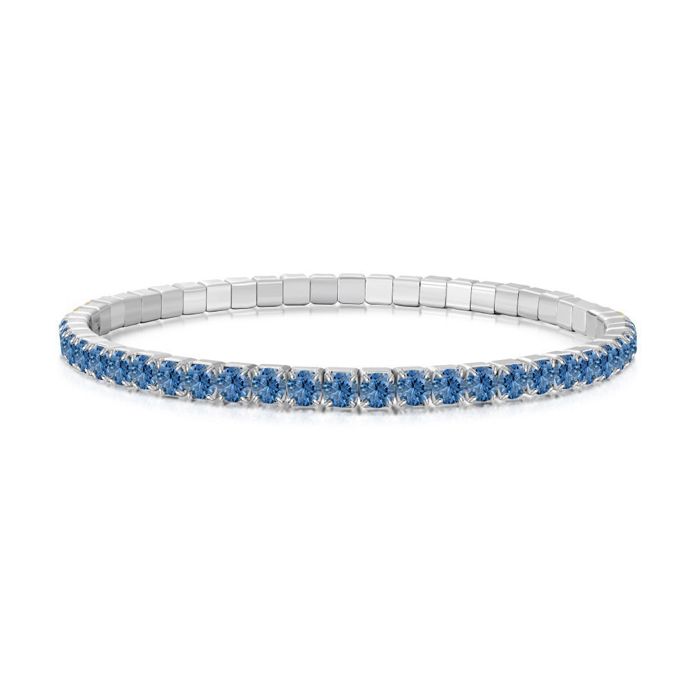Silber-Tennisarmband