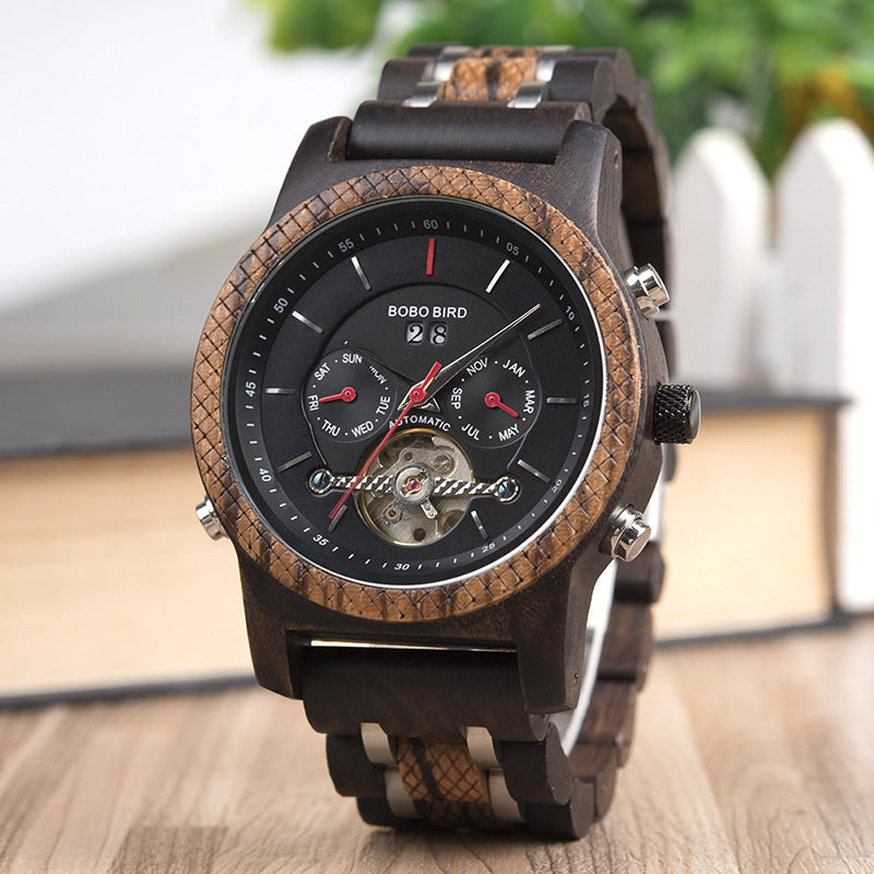 Holz-Armbanduhr Business Flywheel