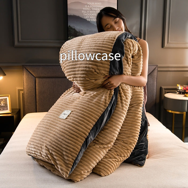 3-teiliges Samt-Bettwäsche-Set für den Winter – Bild 6 | LuxeStyle