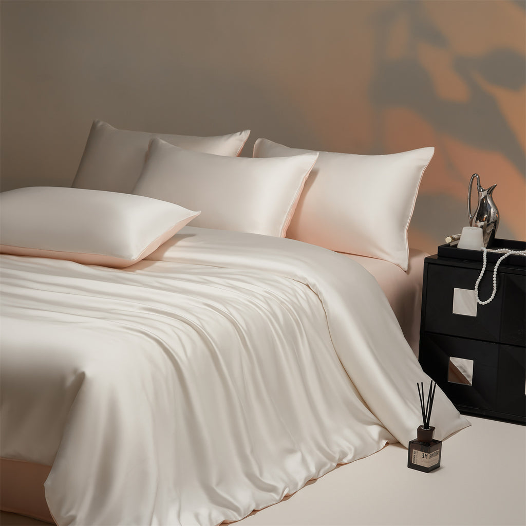 Tencel Satin-Bettwäsche-Set, 4-teilig