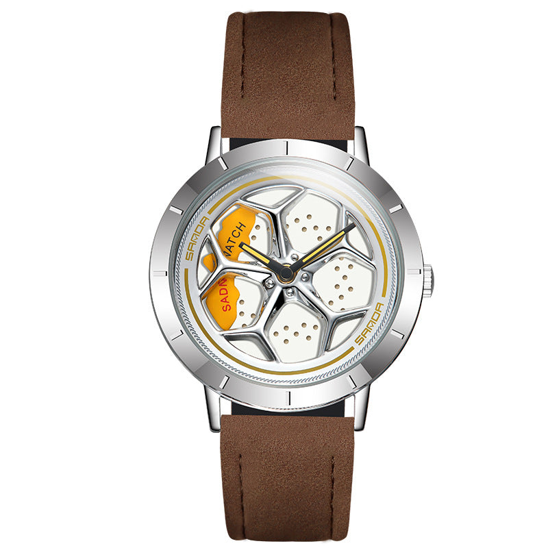 Sanda Wheel Quarz-Uhr – 43 mm, 30 m wasserdicht – Bild 12 | LuxeStyle