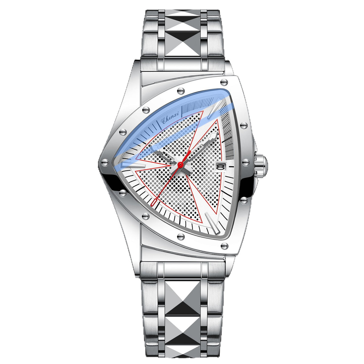 Herren-Armbanduhr mit Stahlband und Quarzwerk – Bild 6 | LuxeStyle