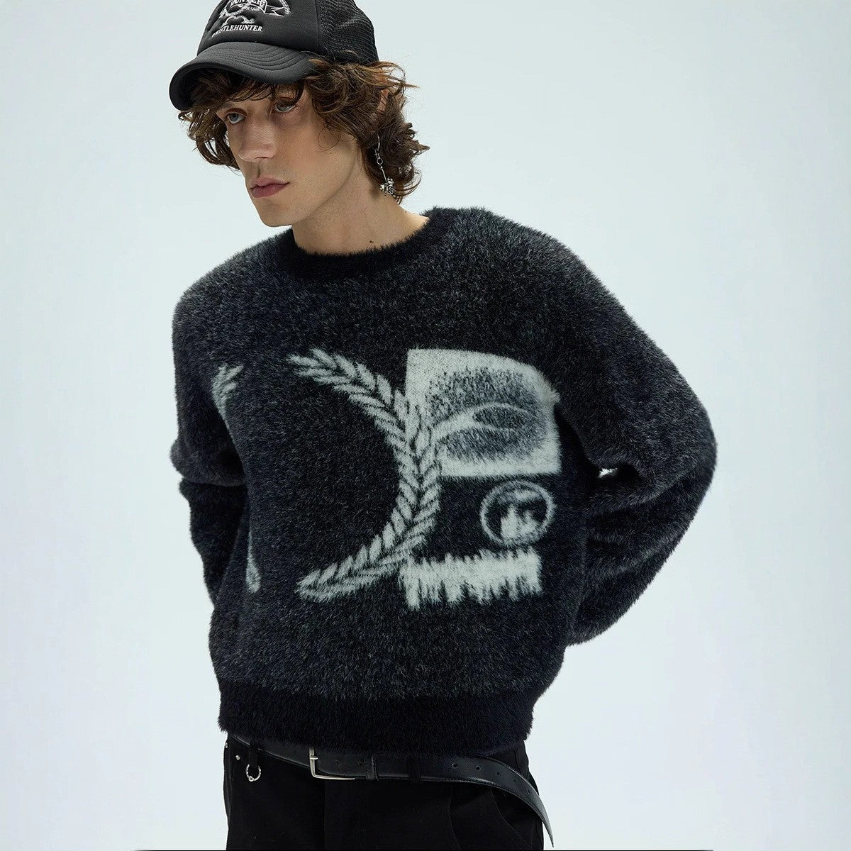 Cartoon-Pullover für Herren