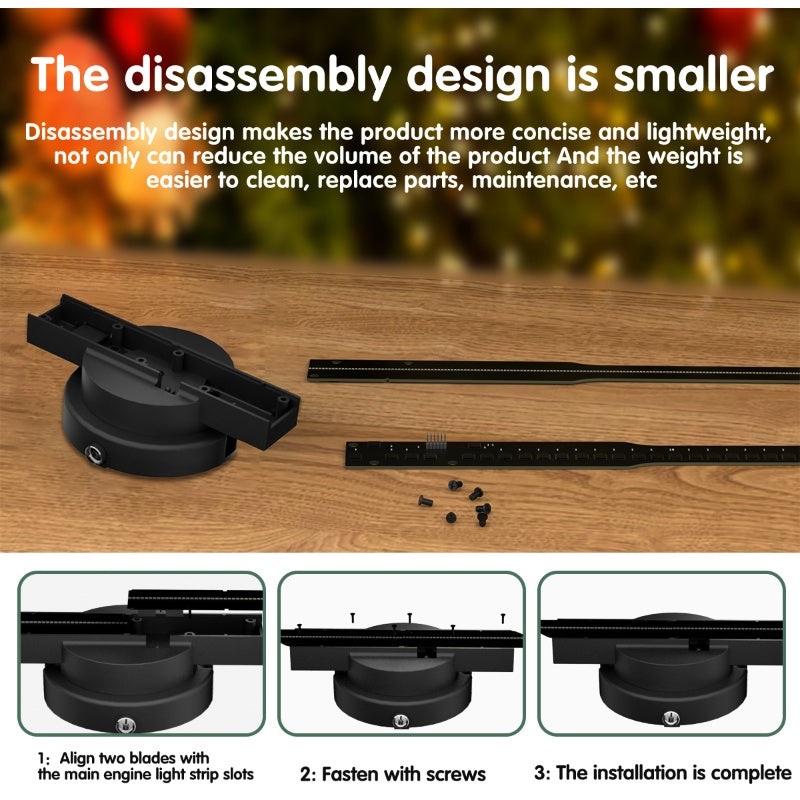 Wiilala 3D Hologramm Ventilator Display