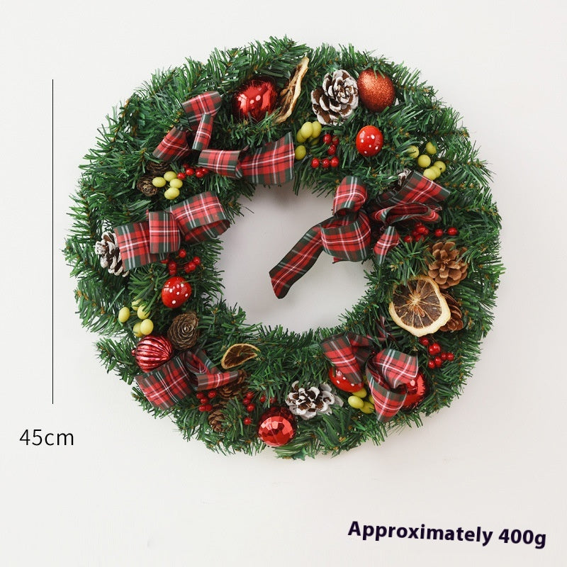 Weihnachtsgirlande mit Bogenkranz – PVC – Bild 2 | LuxeStyle