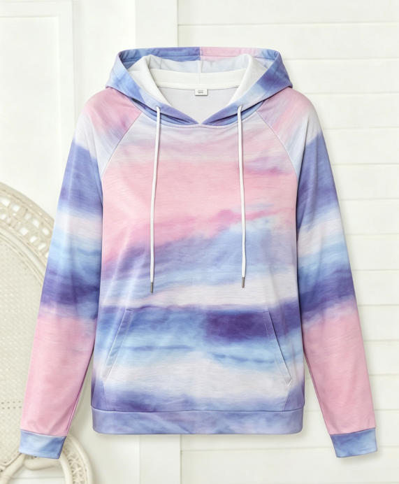 3D Digital Print Freizeit-Sweatshirt für Damen