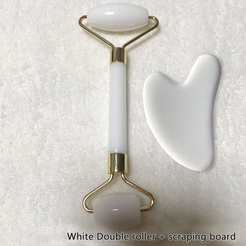 Gua Sha Stein & Roller Set