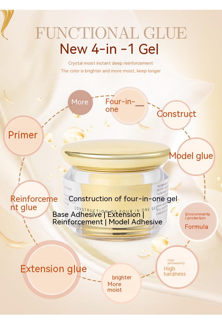 Multifunktionales Aufbau-Gel für Nägel