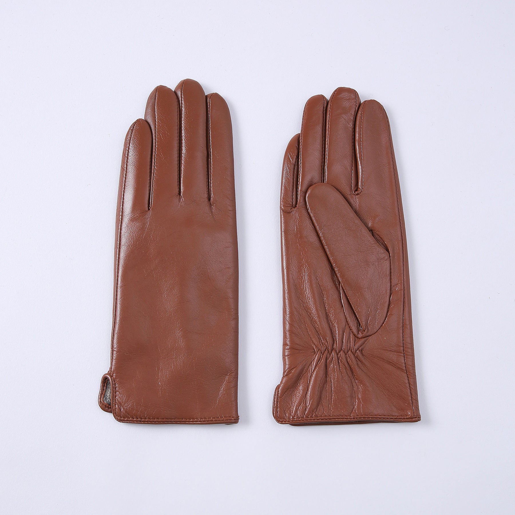 Warme Lederhandschuhe mit Fleecefutter