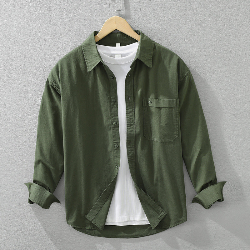 Herren-Langarmshirt im japanischen Stil – Bild 6 | LuxeStyle