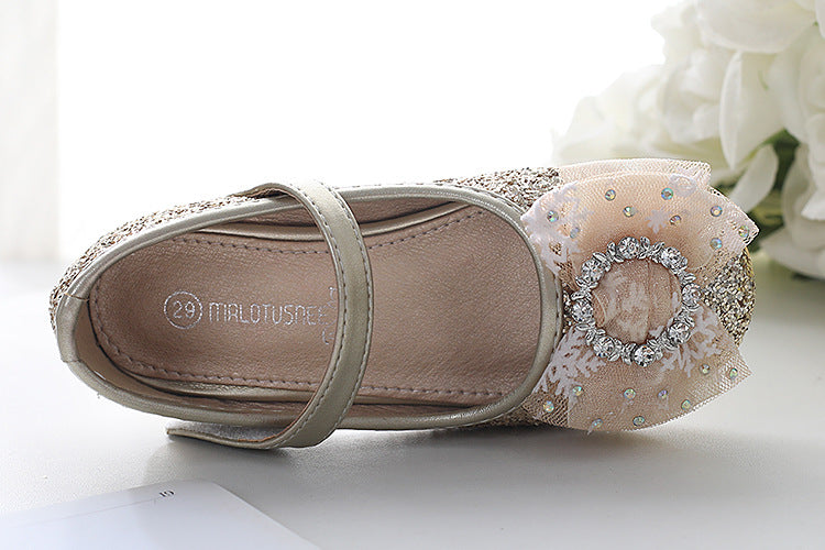 Mädchen Prinzessinnen-Schuhe mit Strass