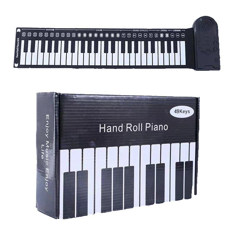 Faltbares E-Keyboard mit 49 Tasten & Lautsprecher – Bild 3 | LuxeStyle