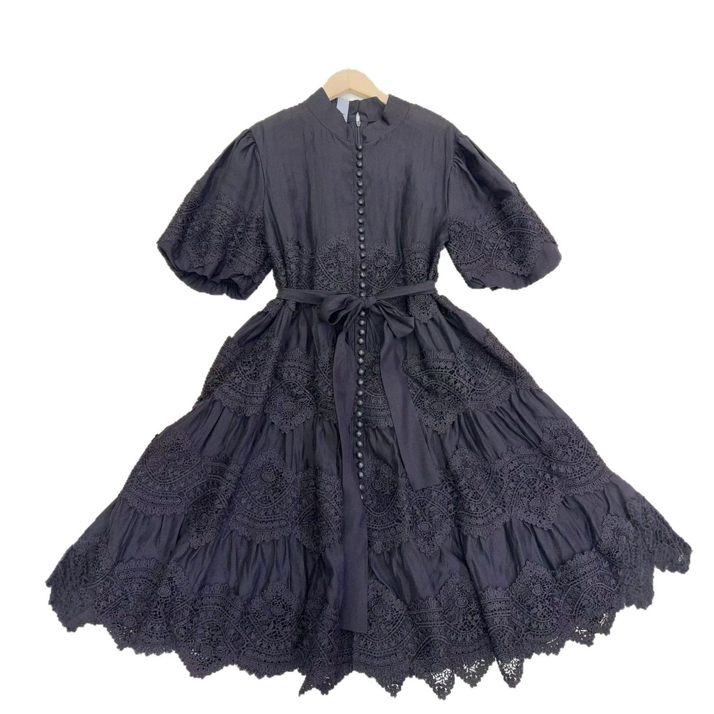 Elegantes Sommerkleid mit Taillenbinde | LuxeStyle