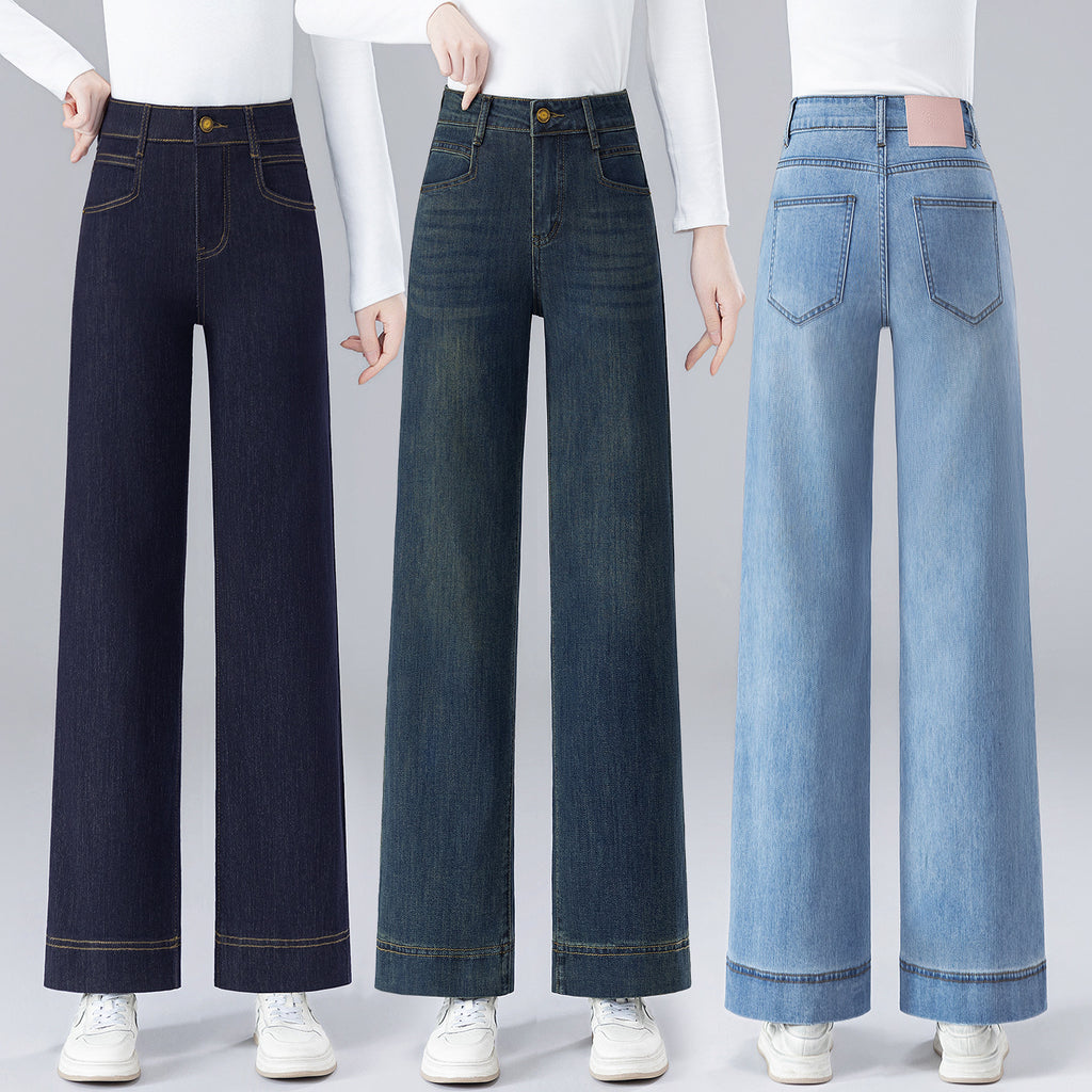 High-Waist Cropped Wide-Leg Jeans – Ansicht 6