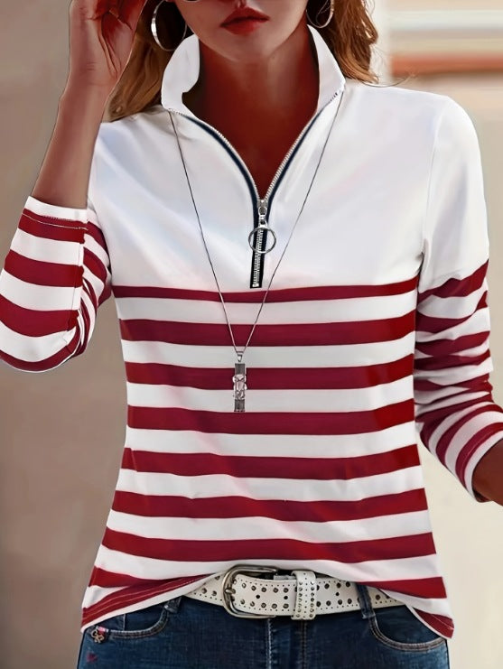 Gestreiftes Langarmshirt für vielseitige Looks