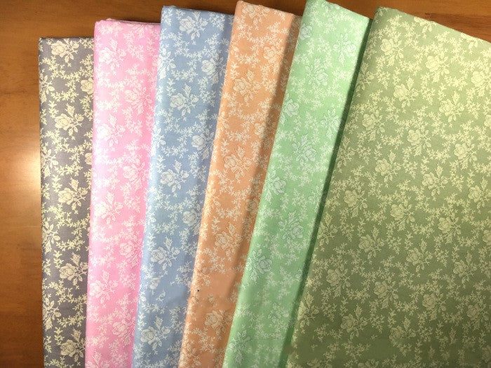 Blumiger Baumwollstoff (Twill, 1.6m breit) – Bild 4 | LuxeStyle