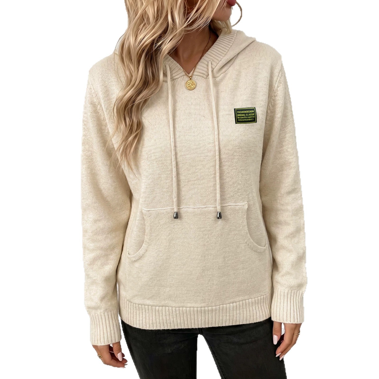 Kapuzenpullover Strickpullover
