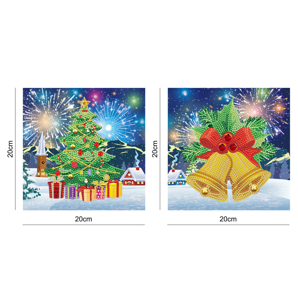 DIY Diamond Painting Weihnachtsbaum (2er-Set)