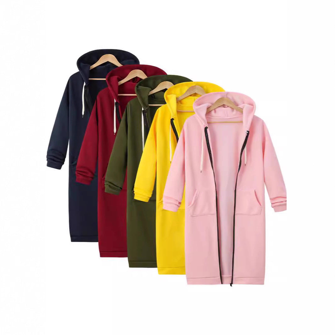 Mid-Länge Hoodie im American Style