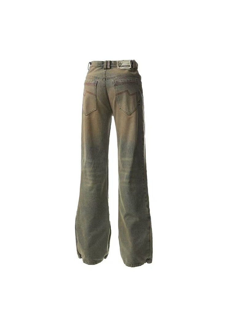 Geradehose aus Stretchfreiem Stoff
