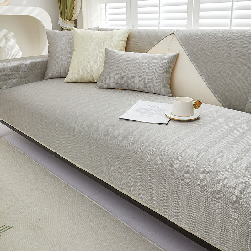 Sofa-Kissen aus Eisseide für den Sommer