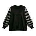 Gestreiftes Langarmshirt mit Puffärmeln – Bild 3 | LuxeStyle