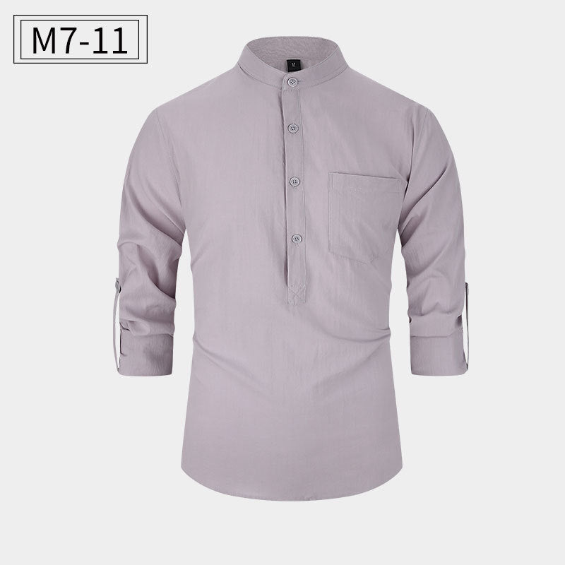 Herren Baumwollhemd – Lässiger Stil – Bild 14 | LuxeStyle
