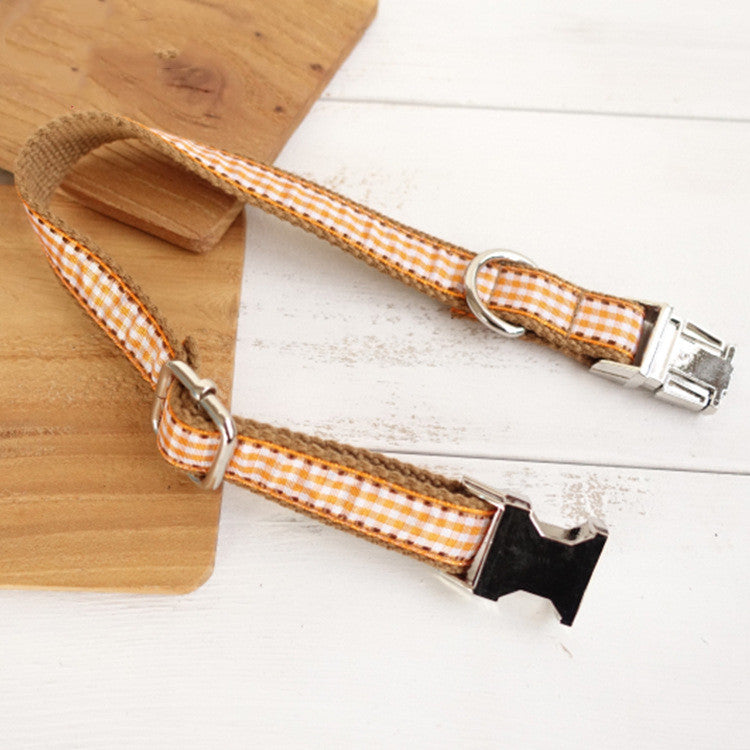 Halsband im Brit-Stil für Hunde, kariert – Bild 5 | LuxeStyle