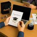 Liebes-Geburtsstein-Ring mit Gravur
