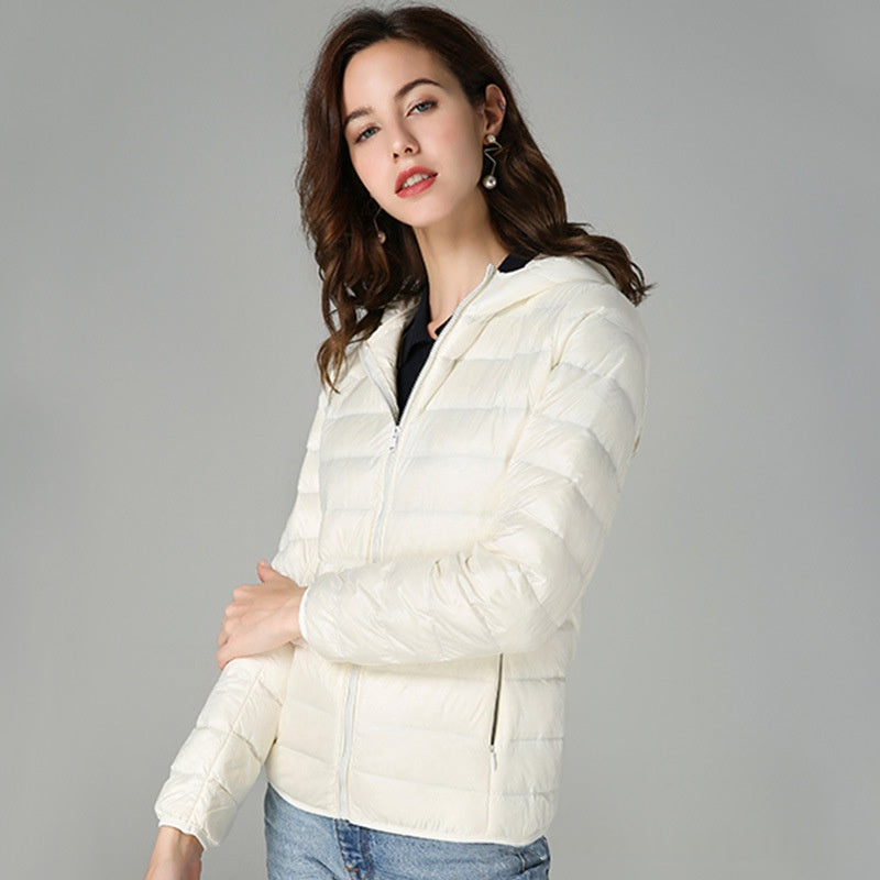 Daunenmantel Slim-Fit