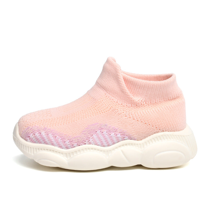 Bärchen-Lauflernschuh aus Strick – Bild 3 | LuxeStyle