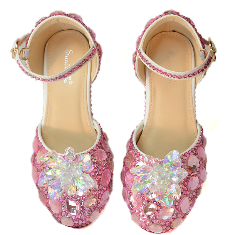Prinzessinnen-Schuhe mit Glitzer und kleinem Absatz – Bild 2 | LuxeStyle