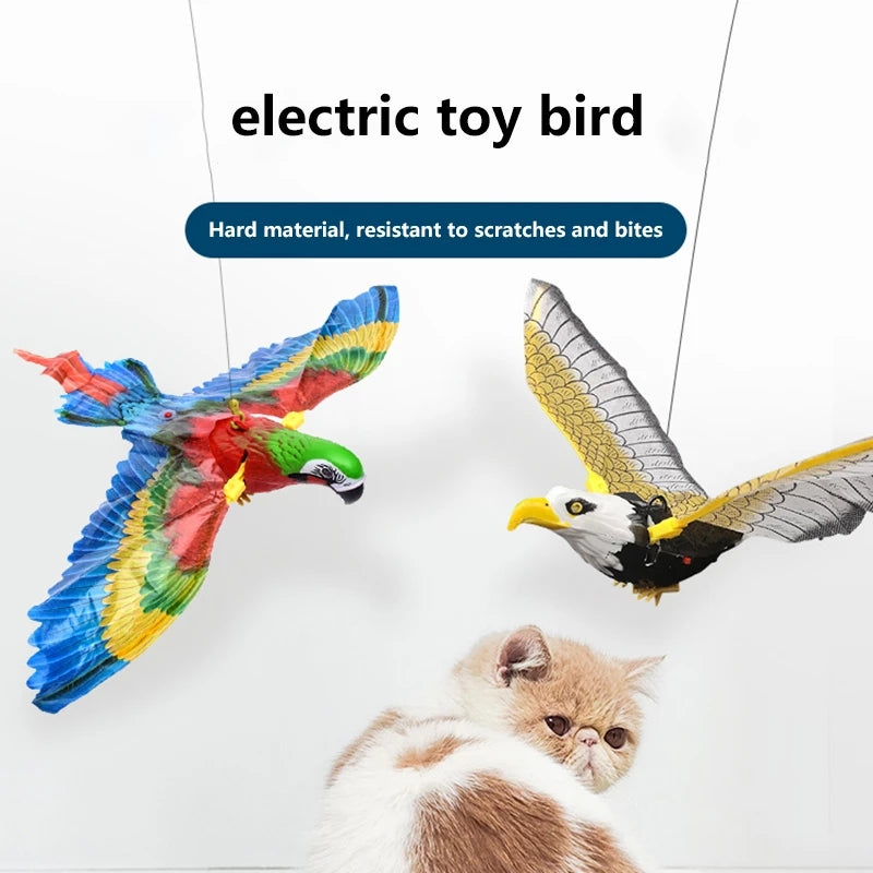 Interaktives Katzen-Spielzeug 'Fliegender Vogel'