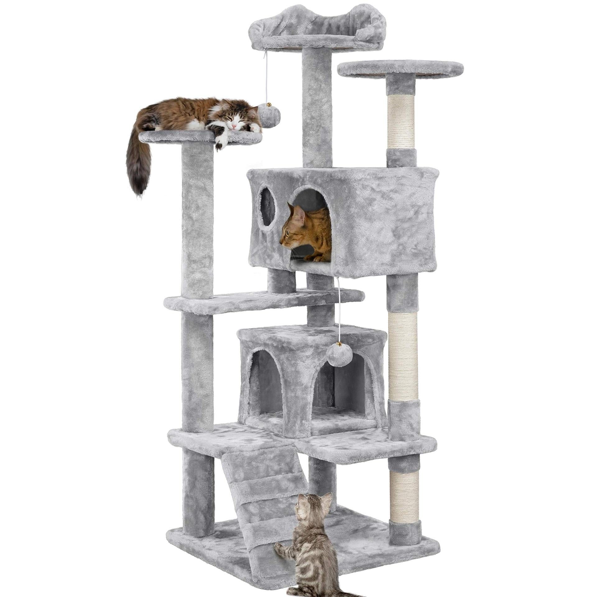 Stilvoller All-in-One Kratzbaum für Katzen