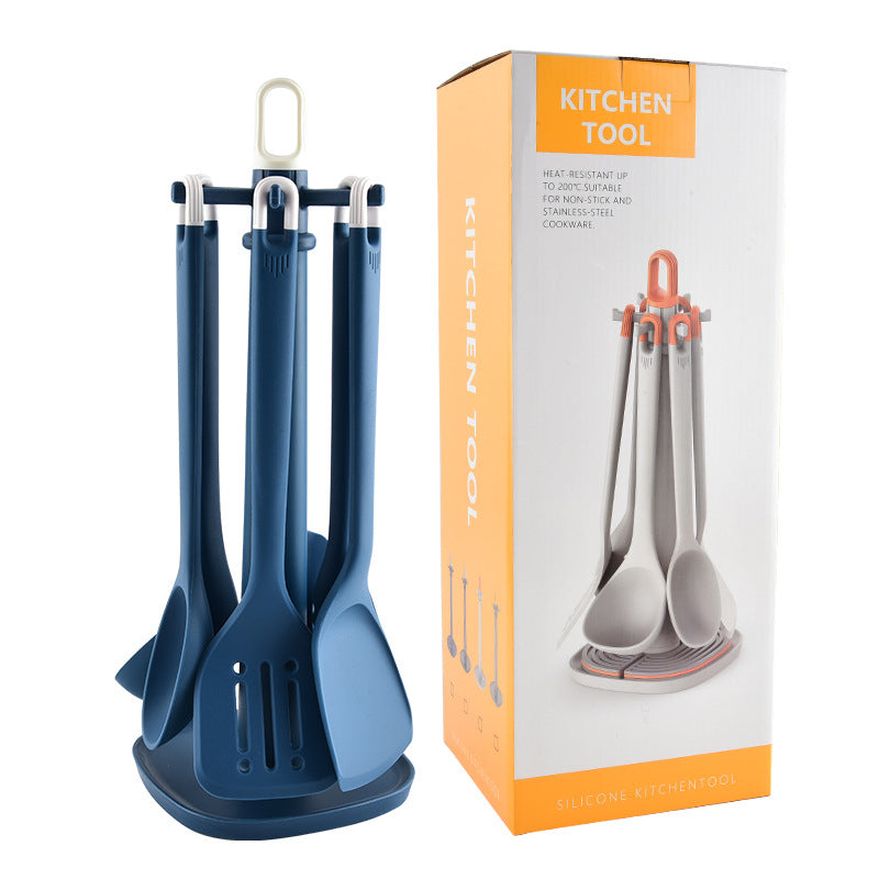 Silikon Küchenhelfer-Set mit Utensilienhalter – Bild 4 | LuxeStyle