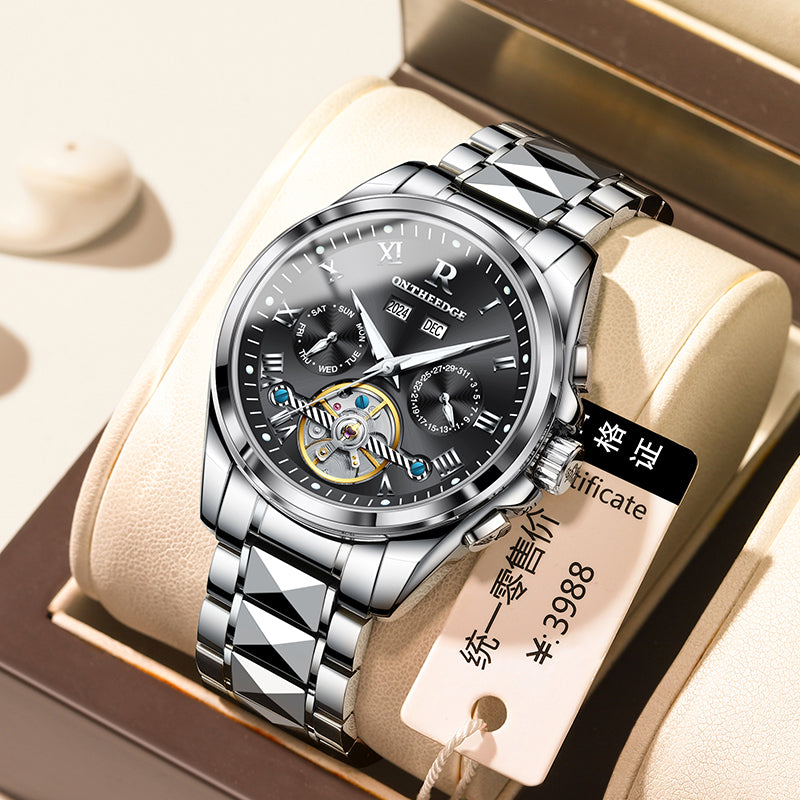 Automaticische Herrenuhr Edelstahlarmband 41 mm Gehäuse