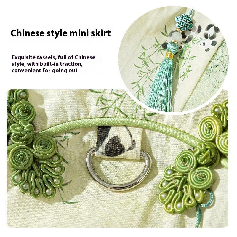 Katzenkleid mit Pandamuster & Leinenbefestigung – Bild 6 | LuxeStyle