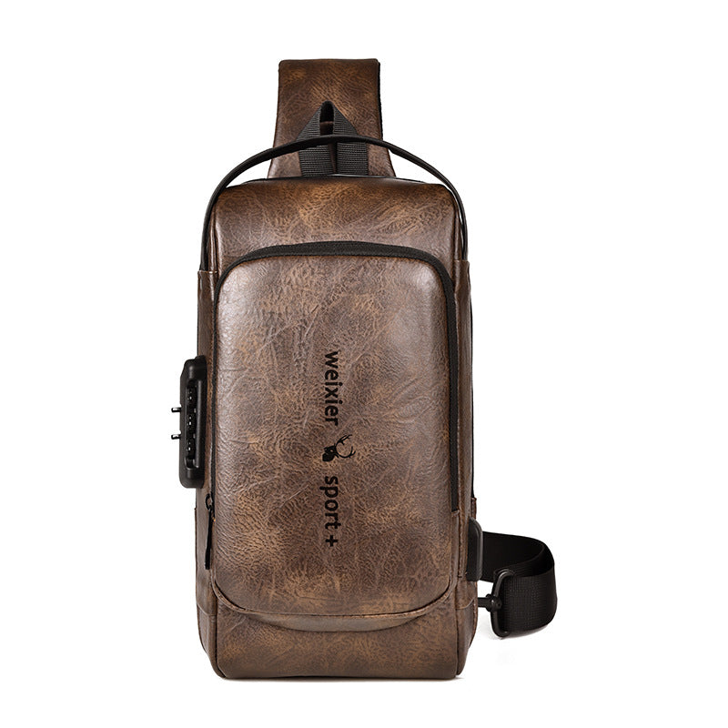 Retro Casual Schultertasche für Herren – Bild 4 | LuxeStyle