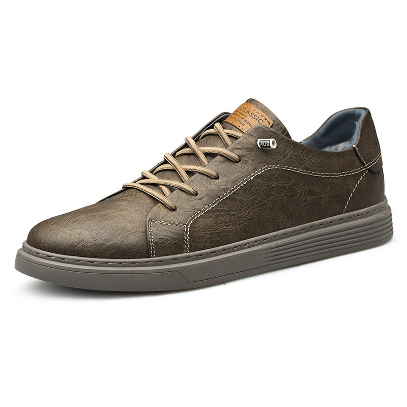 Herren Low-Top Sneaker aus Rindsleder – Bild 1 | LuxeStyle
