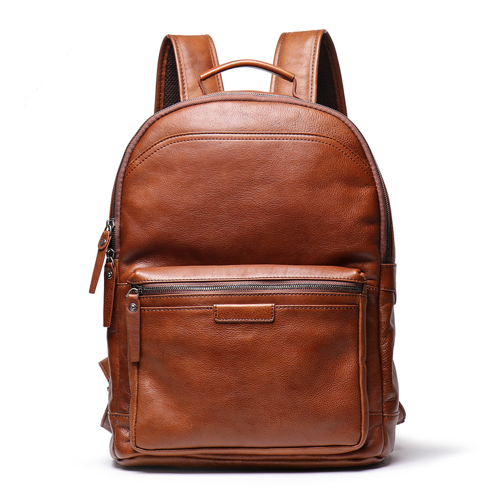 Rindsleder-Rucksack mit grosser Kapazität – Bild 5 | LuxeStyle