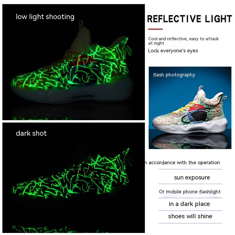 Luminous High-Top Basketballschuhe