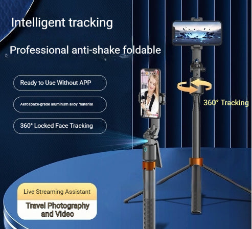 AI Selfie Stick mit 3-Achsen Gimbal