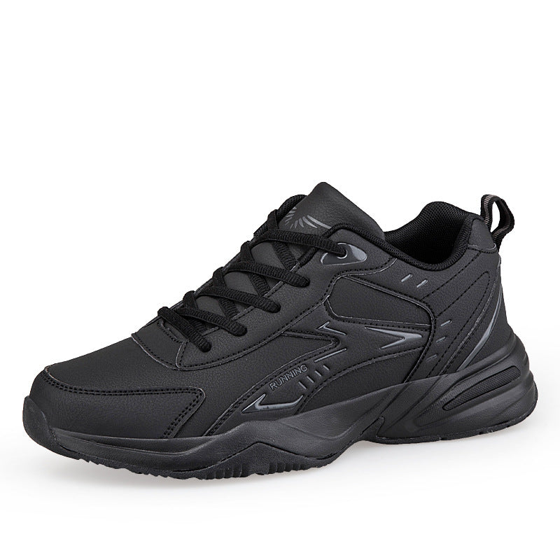 Plus-Size Ledersneaker für Herren mit dicker Sohle – Bild 3 | LuxeStyle