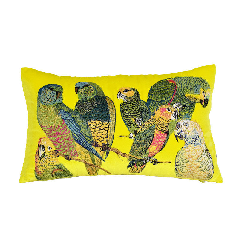 Papagei Samt-Kissen – Bild 9 | LuxeStyle